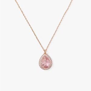 New‎ Kate Spade Brilliant Statements Pavé Halo Mini Pendant Necklace